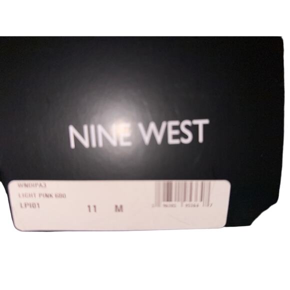 Brand New Nine West Women's Size 11M Light Pink Slip On Heeled Sandal heels - Picture 6 of 7